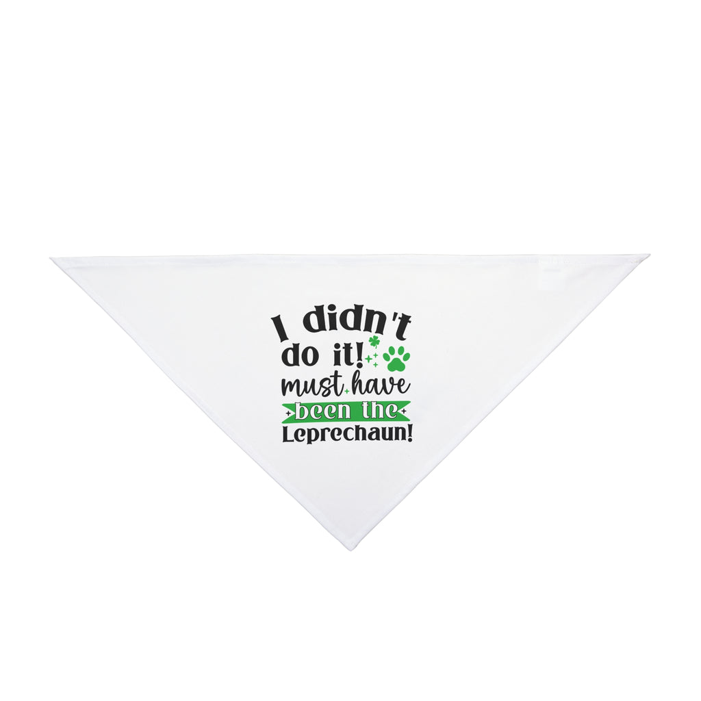 I Didn't Do It Must Have Been The Leprechauns Dog Bandana