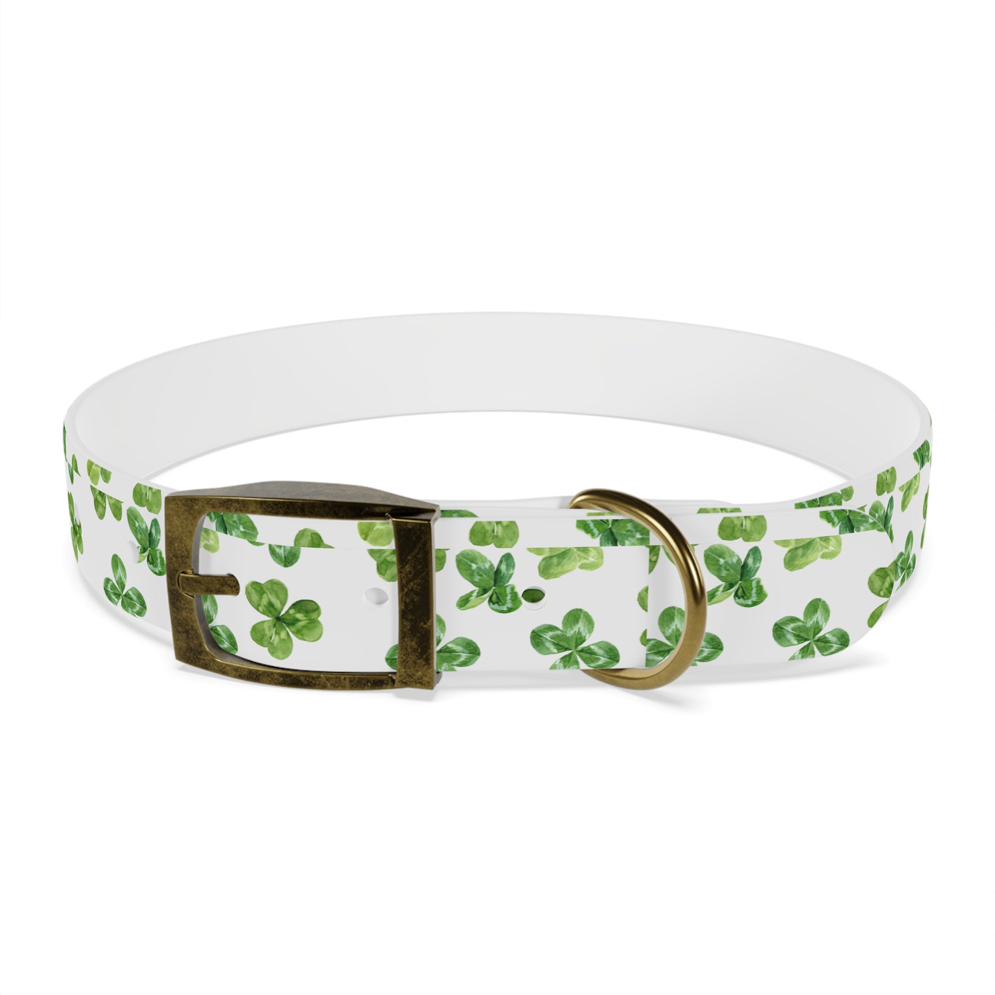 St Patrick's Day Clovers Dog Collar