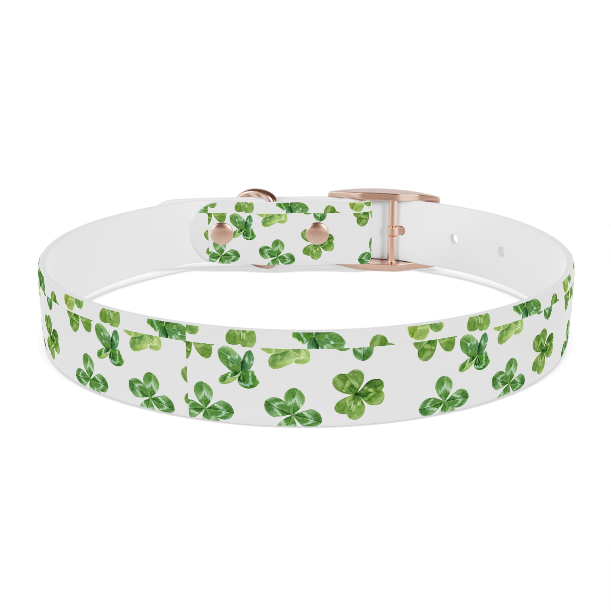 St Patrick's Day Clovers Dog Collar