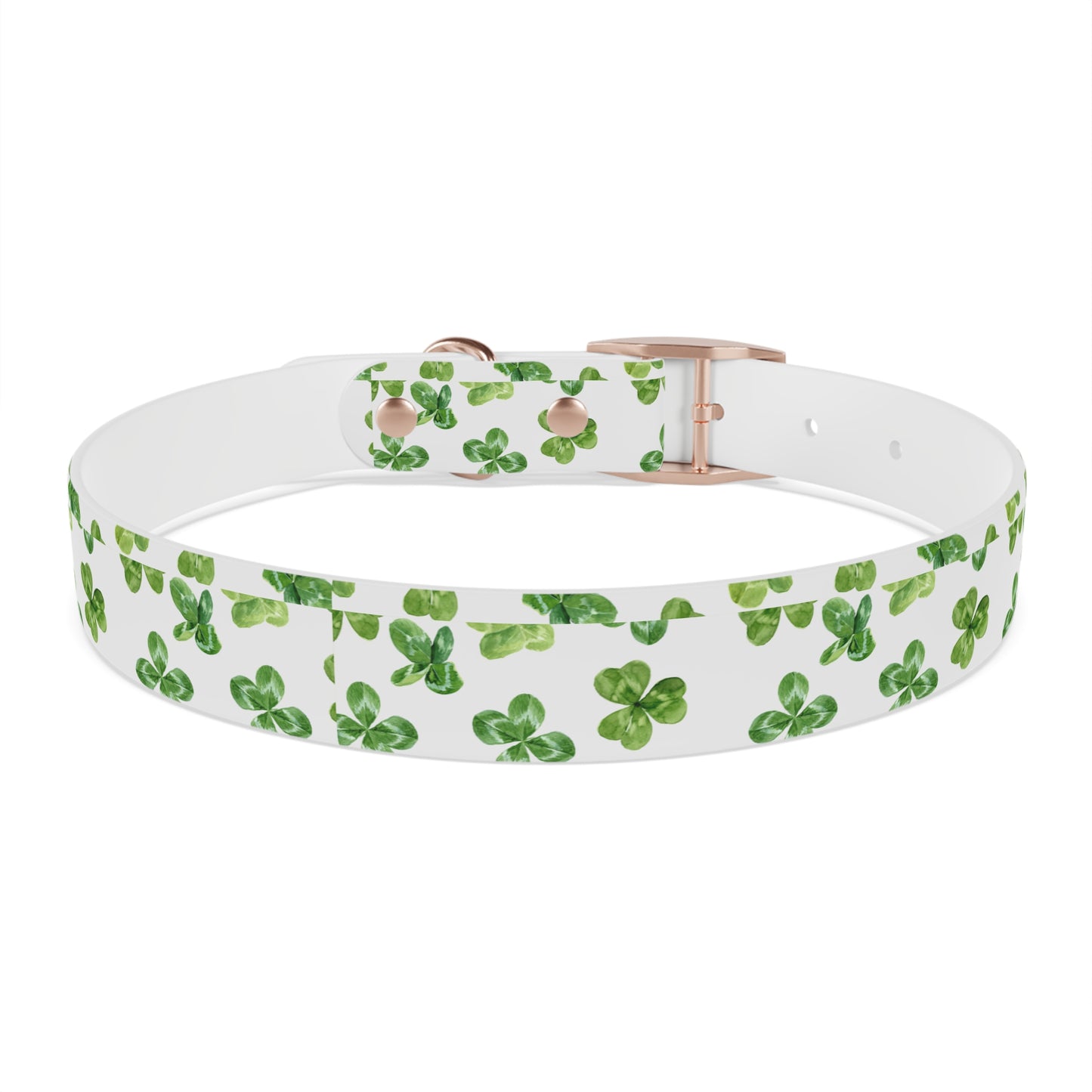 St Patrick's Day Clovers Dog Collar