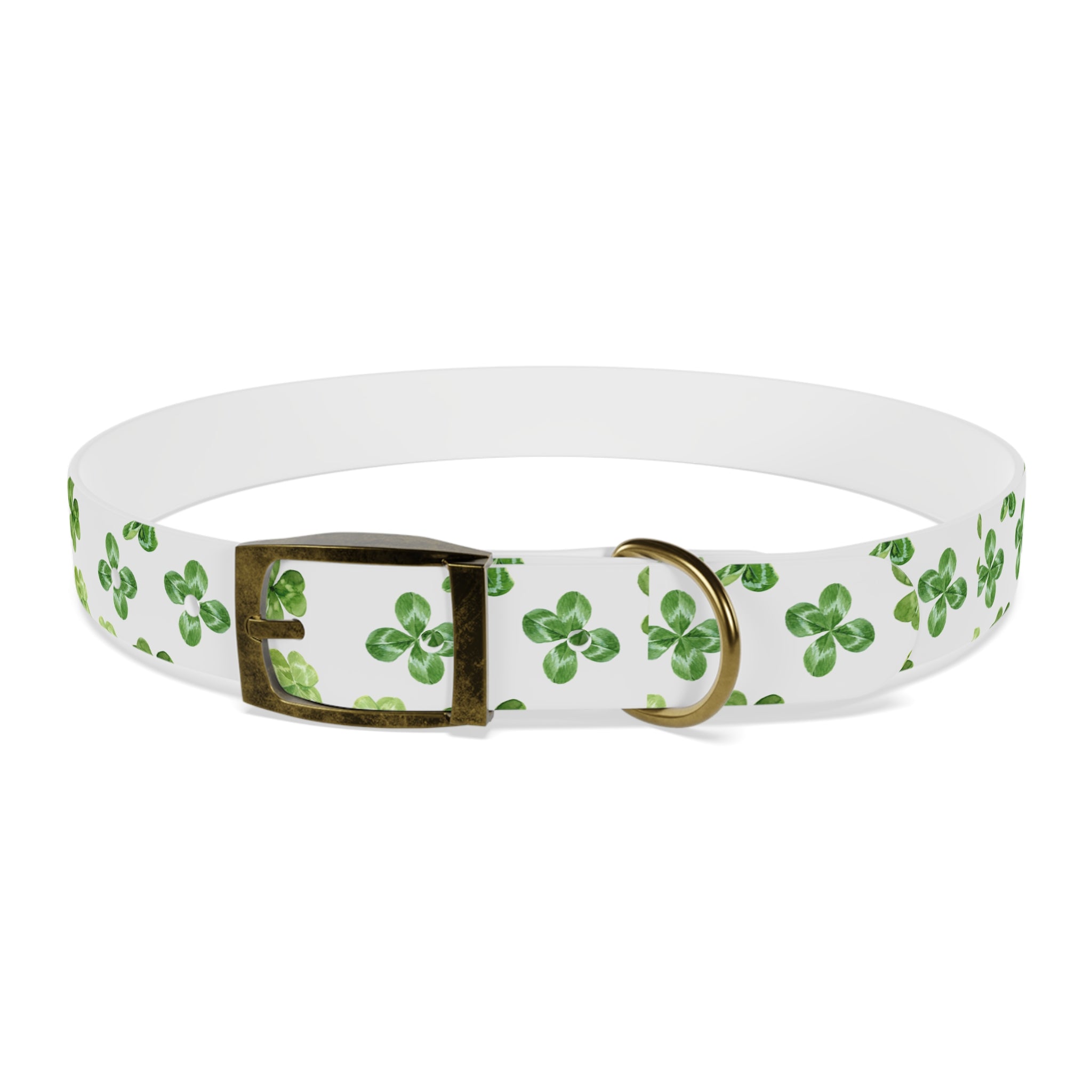 St Patrick's Day Clovers Dog Collar