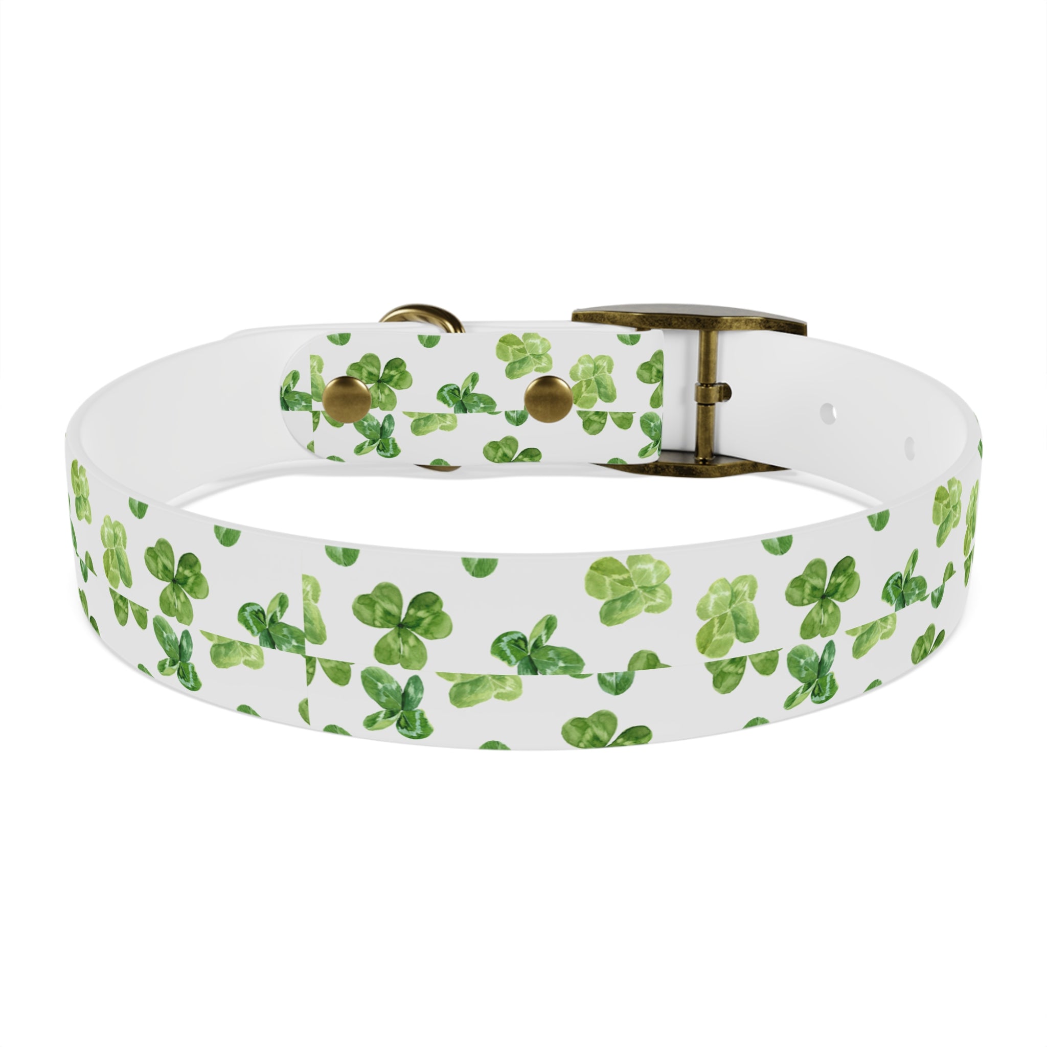 St Patrick's Day Clovers Dog Collar