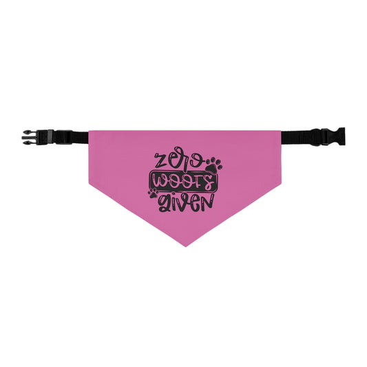 Zero Woofs Given Pet Bandana Collar