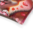 Corgi Valentine's Dog Bed