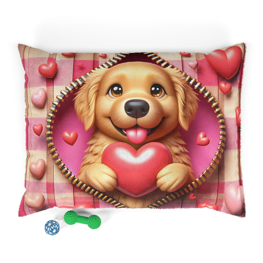 Labrador Valentine's Dog Bed