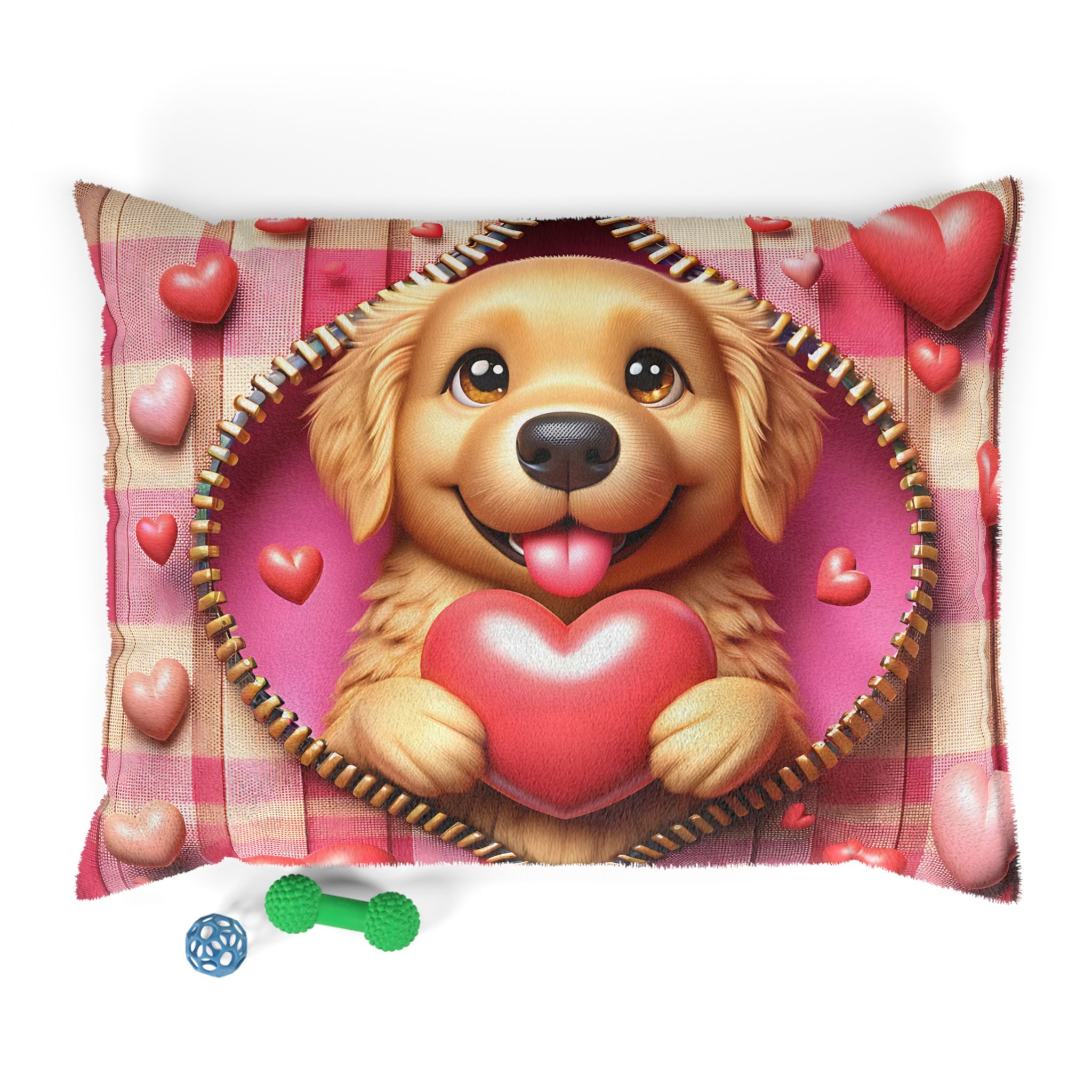 Labrador Valentine's Dog Bed
