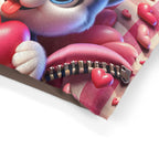 Husky Valentine's Dog Bed