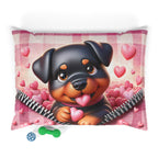 Rottweiler Valentine's Dog Bed