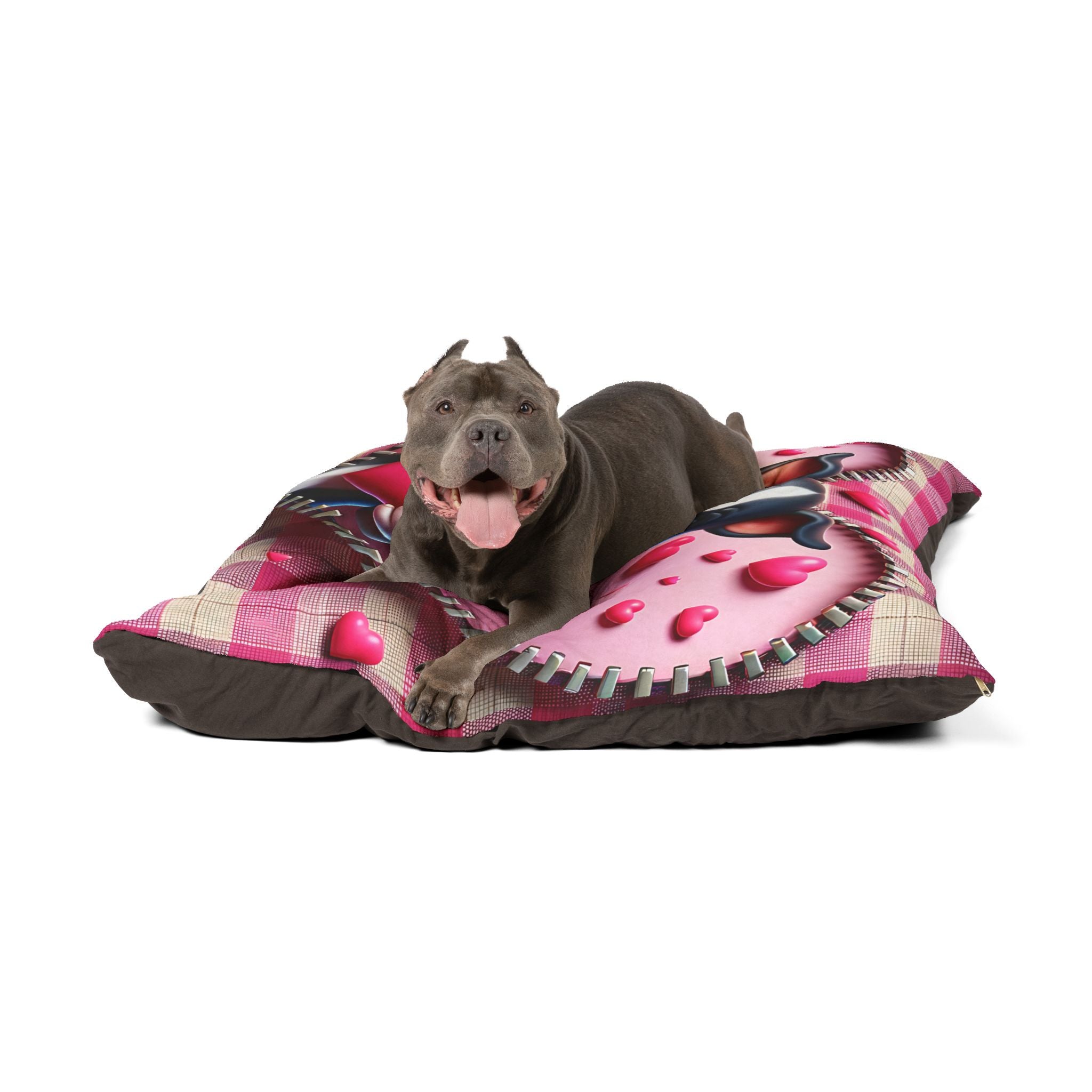 Boston Terrier Valentine's Dog Bed