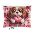King Charles Cavalier Valentine's Dog Bed