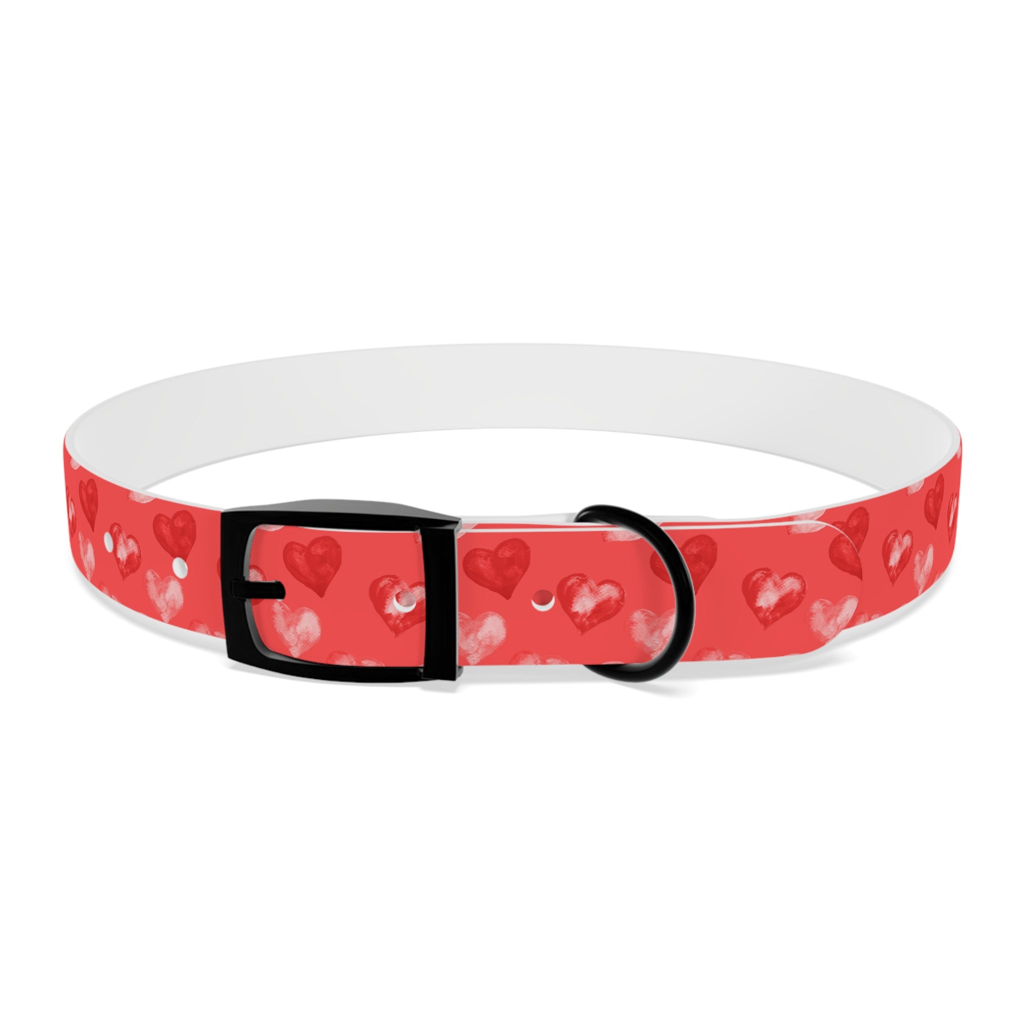 Valentine's Day Hearts Dog Collar