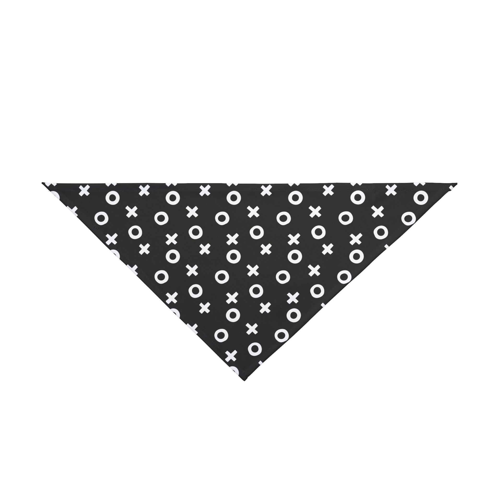 Black & White Naughts and Crosses Dog Bandana